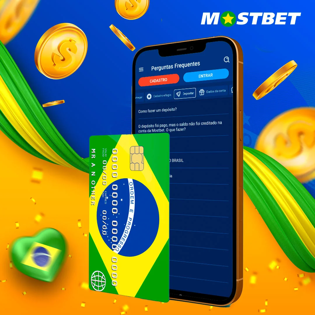 Como depositar dinheiro em uma conta Mostbet?