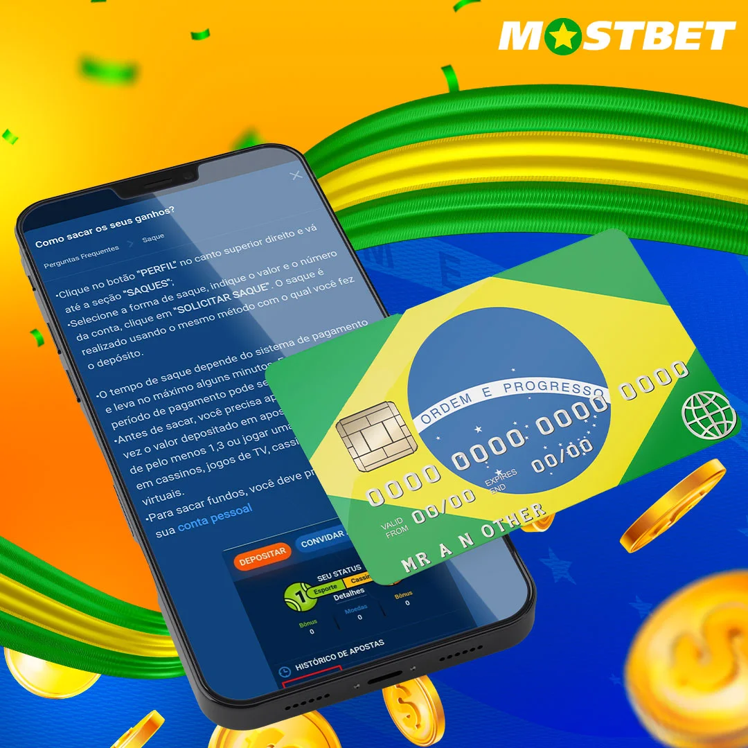 Como retirar dinheiro na Mostbet Brasil?
