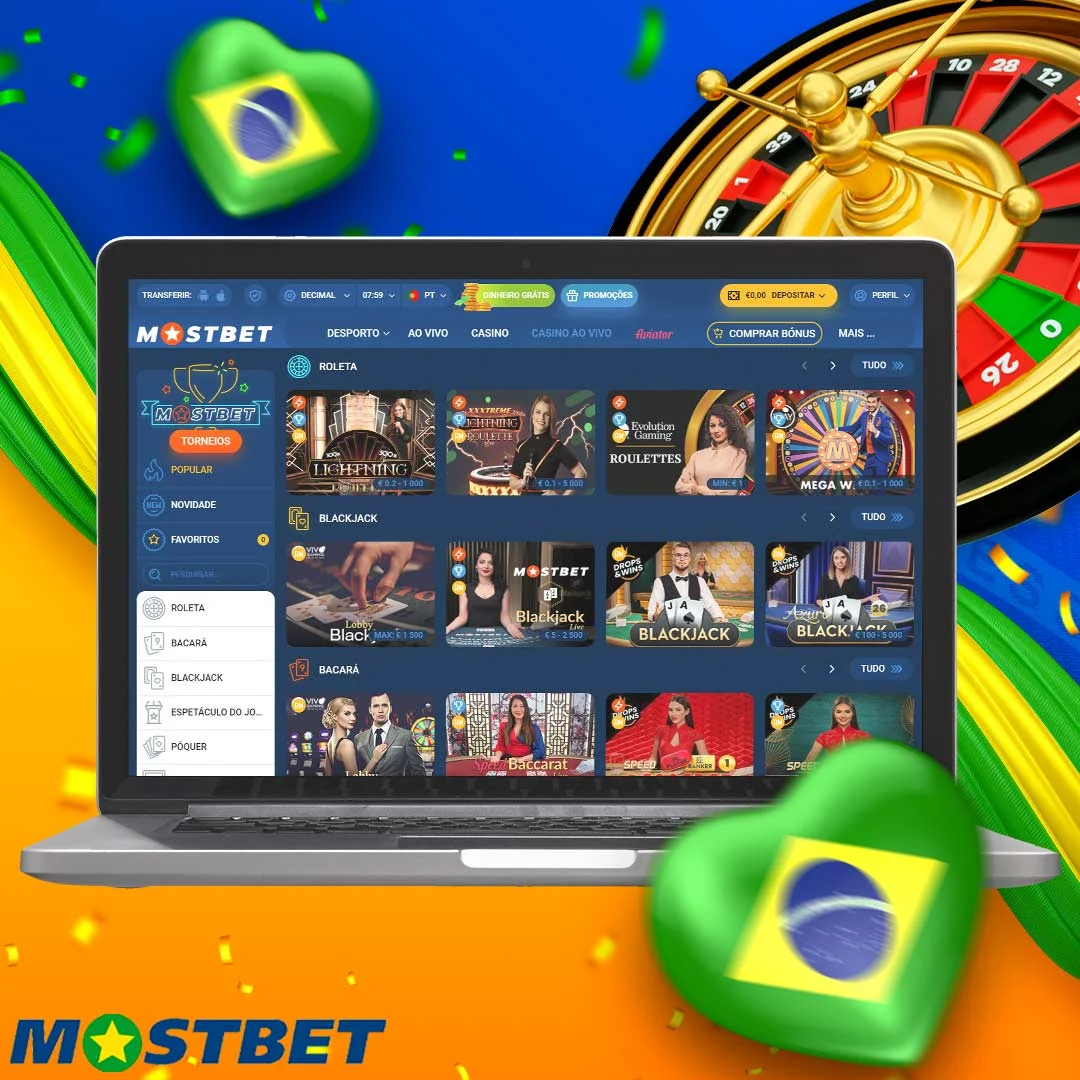 Jogos ao vivo no Mostbet Casino Brasil