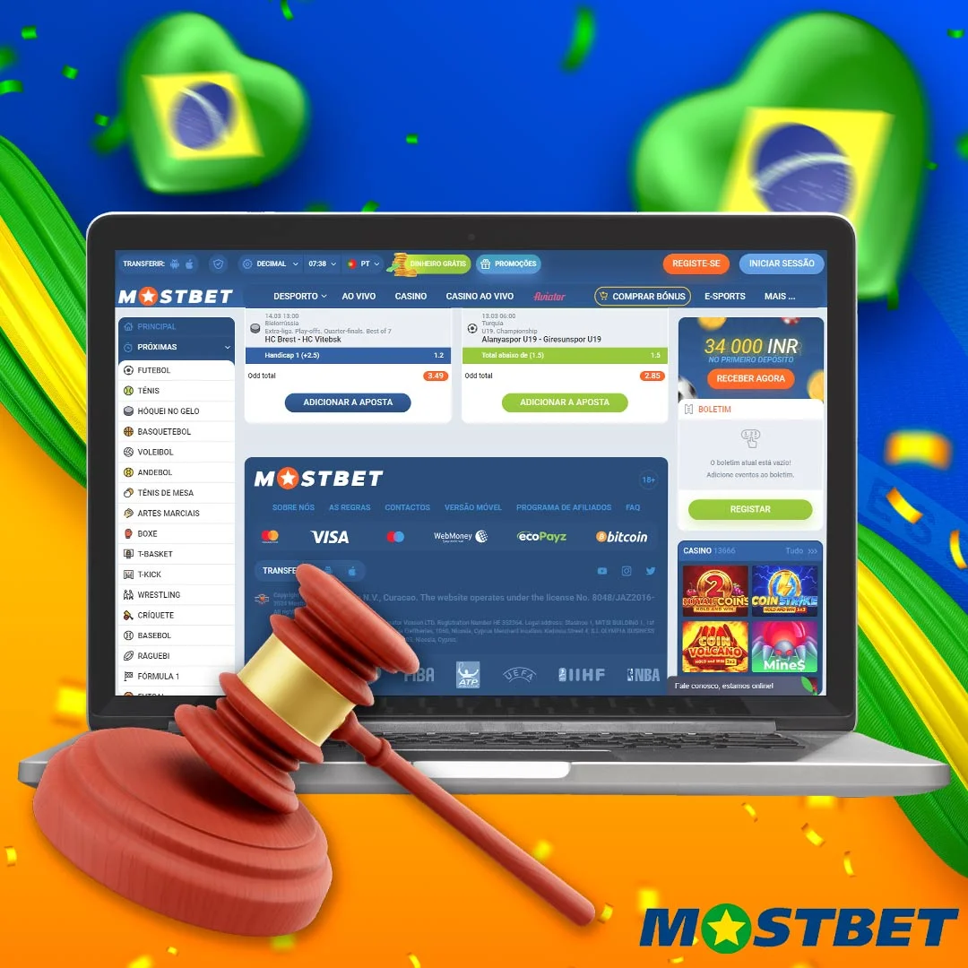 A Mostbet é licenciada no Brasil?