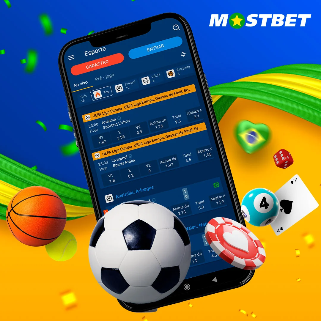 Que opções de apostas estão disponíveis no aplicativo Mostbet no Brasil?