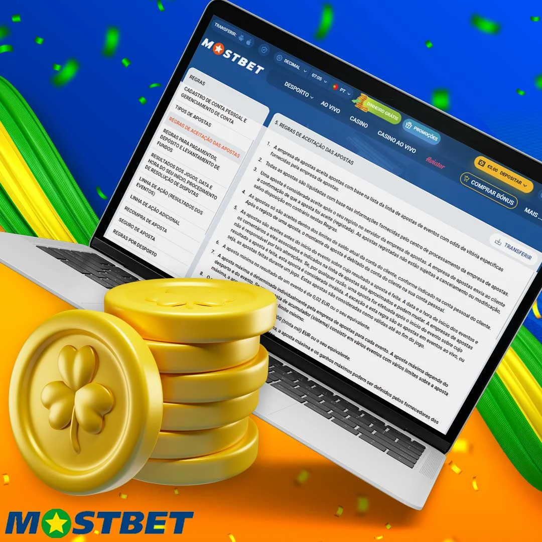 Regras para aceitar apostas na plataforma Mostbet Brasil